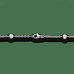 Sautoir en or gris 18K – 80 cm – 2,50 ct de diamants brillants G-VS