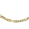 Sautoir maille marine limée en or jaune