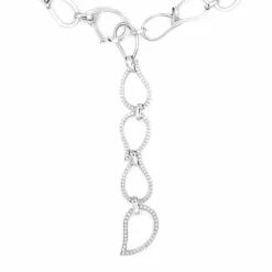 Sautoir Or blanc Diamants