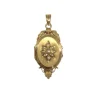 Savard - Médaillon Photo Or Et Perles Napoléon III