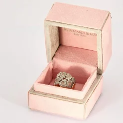 SEDA MANOUKIAN - Bague en or rose, pierres de lune et diamants