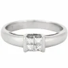 Solitaire - Diamant et or gris