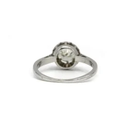 Solitaire - Or, Platine et diamant