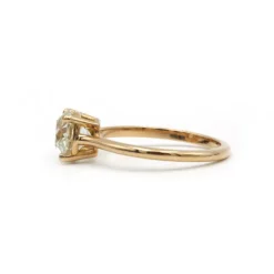 Solitaire - Or rose et diamant