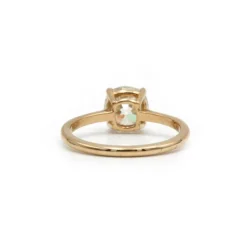 Solitaire - Or rose et diamant