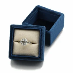 Solitaire - Platine et diamants