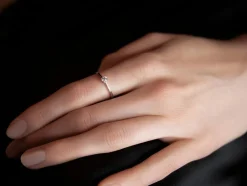 Solitaire diamant en or blanc