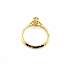 Solitaire Diamant Or Jaune