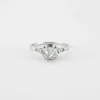 Solitaire en Or blanc & Diamant