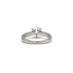 Solitaire or blanc 0,71 carat G SI2
