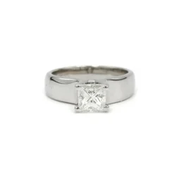 Solitaire or blanc 1,05 ct H VS1