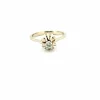 Solitaire Or Blanc Diamant