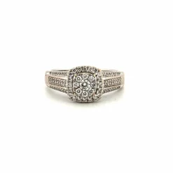 Solitaire Or Blanc Diamants