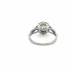 Solitaire Or Blanc Diamant