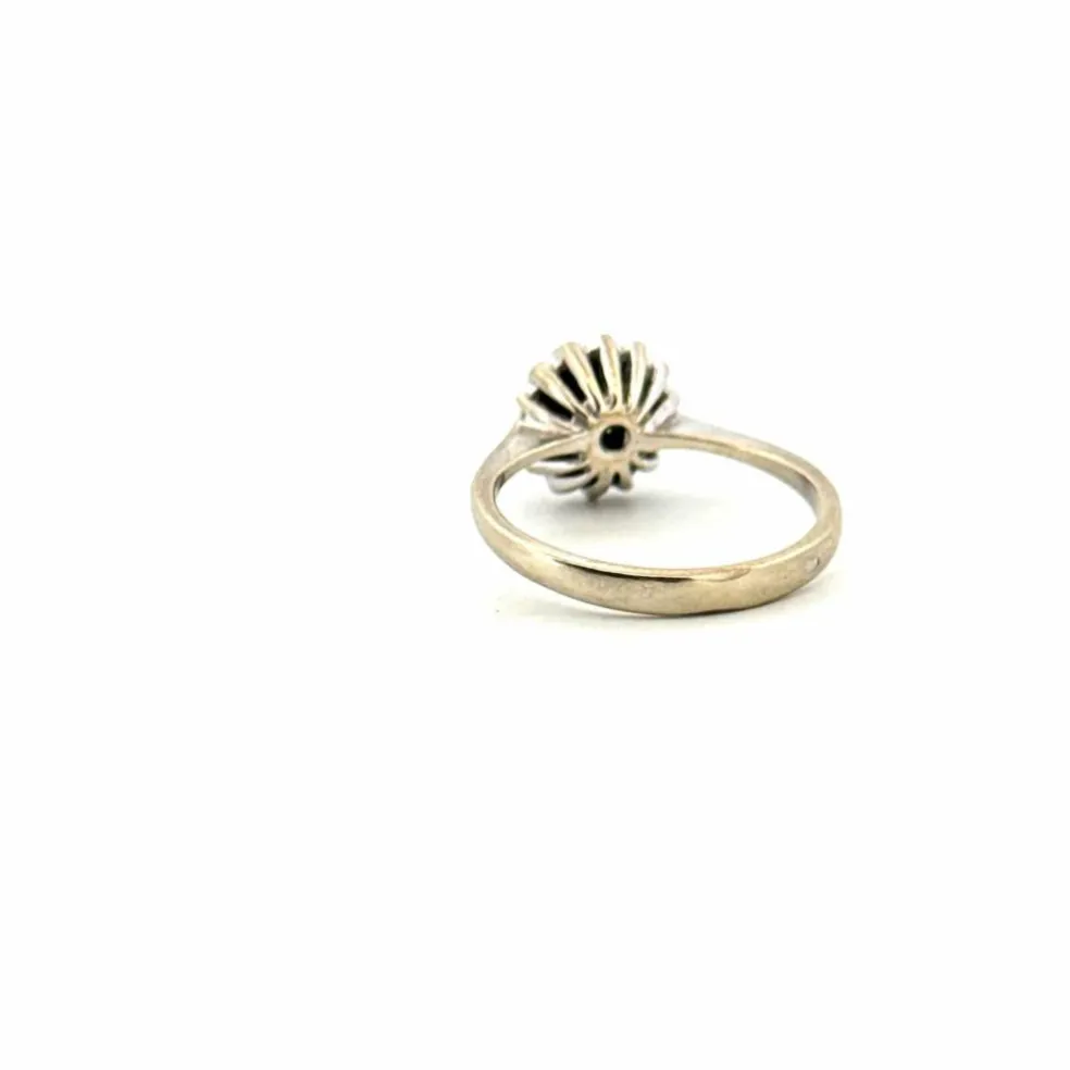 Solitaire Or Blanc Diamant