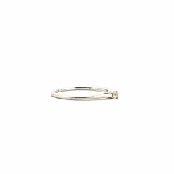 Solitaire Or Blanc 18k & Diamant