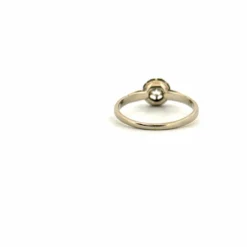 Solitaire Or Blanc 18k & Diamant