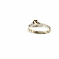 Solitaire Or Blanc 18k & Diamant