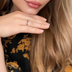 Solitaire Or Blanc 18k & Diamant
