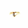 Solitaire or jaune Diamant