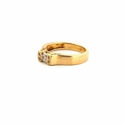 Solitaire Or Jaune Diamants