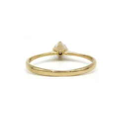 Solitaire or jaune diamant