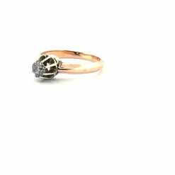 Solitaire Or Jaune Diamant