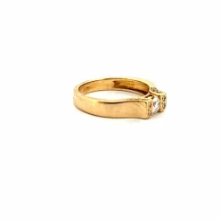 Solitaire Or Jaune Diamants