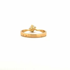 Solitaire Or Jaune Diamant