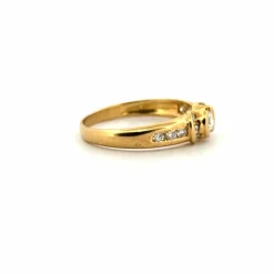 Solitaire Or Jaune Diamants