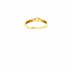 Solitaire Or Jaune Diamant