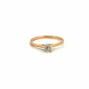 Solitaire Or Jaune et Diamant