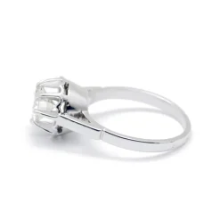 Solitaire platine diamant