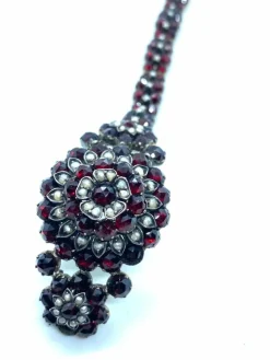 Somptueux bracelet grenat austro-hongrois
