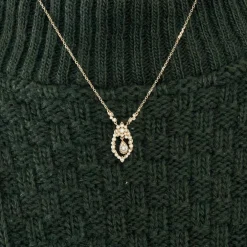 STONE - Jackie - Collier en or rose et diamants