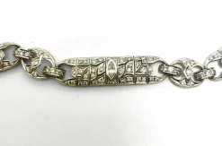 Superbe bracelet italien Art Déco en diamants