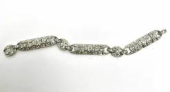 Superbe bracelet italien Art Déco en diamants