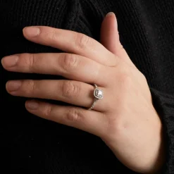TIFFANY - Bague "Soleste" Platine et Diamants