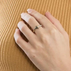 TIFFANY & CO - T1 - Bague en Or blanc et Diamants
