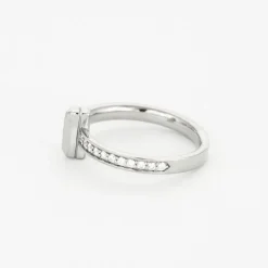 TIFFANY & CO - T1 - Bague en Or blanc et Diamants
