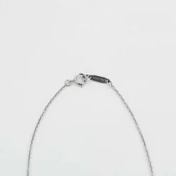 TIFFANY & Co-METRO- Pendentif ovale en or blanc et diamant