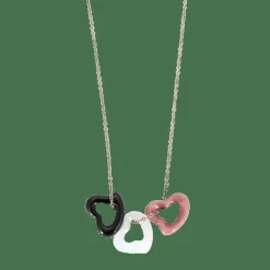TIFFANY & ELSA PERETTI - Open Heart- argent, onyx, rhodonite et calcédoine