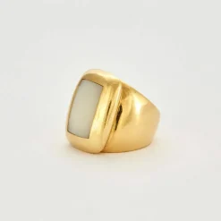 VAN CLEEF & ARPELS - Babylone Bague en jaune Nacre
