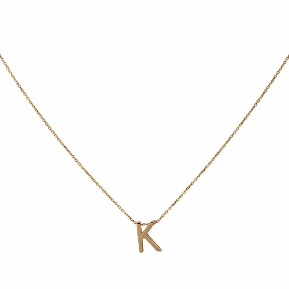 Vanrycke Collier Abécédaire Or rose