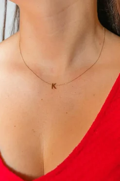 Vanrycke Collier Abécédaire Or rose