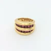 VERNEY - Bague en or jaune et rubis