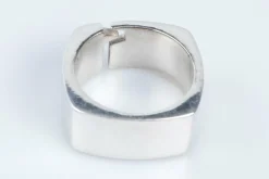 Versani - Bague carrée en Argent