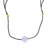 VHERNIER - Collier, calcédoine