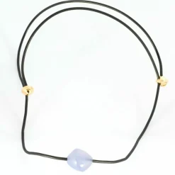 VHERNIER - Collier, calcédoine