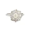 Vintage Art Déco 1.70ct diamond ring cluster